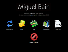 Tablet Screenshot of miguelbain.com